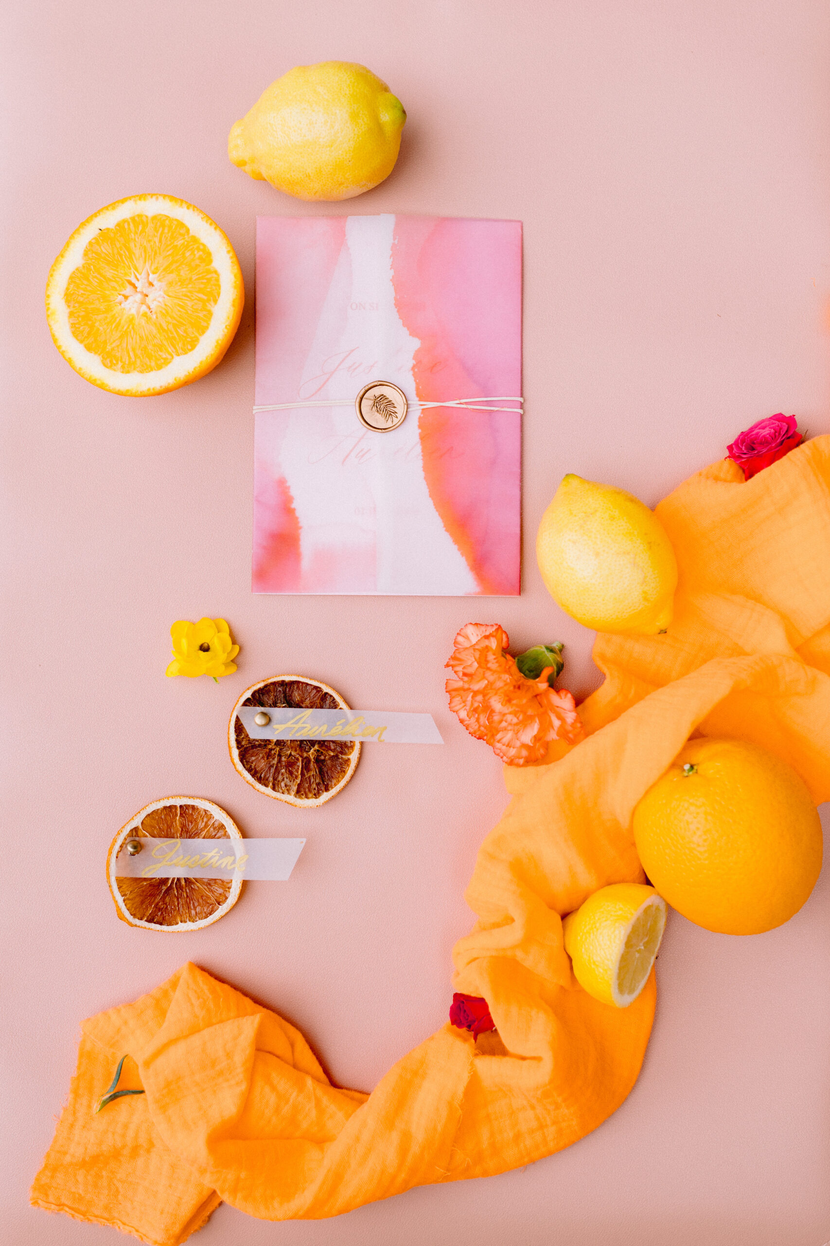 Préparer son flatlay de mariage